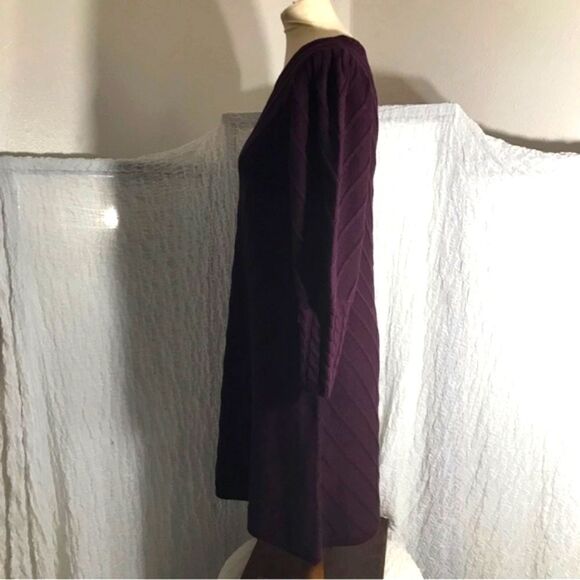 Eliza J Plum Sweater Dress Size M - Picture 3 of 13